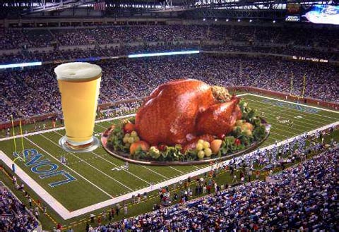 beer nfl turkey